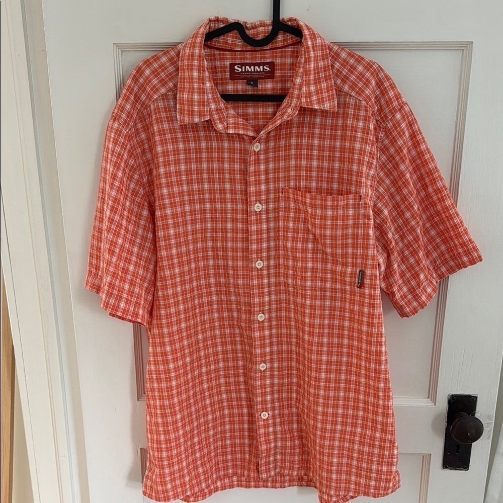 Simms button down fishing shirt
